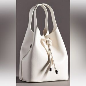 NWT Anthropologie anais white bag